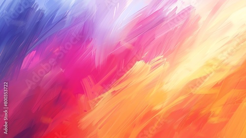 A background illustration with brush stroke effect, orange, pink and purple undertones, colorful, pastel, wallpaper, screensaver