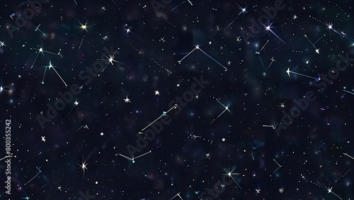 Endless Constellation Pattern BLU