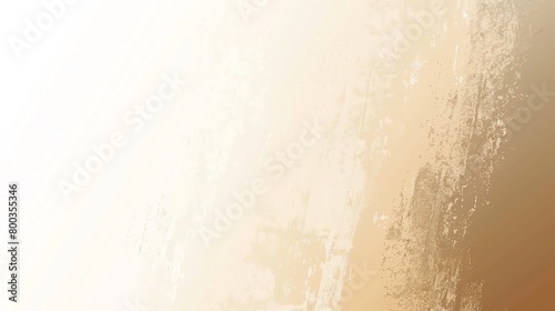 Beige fading to white gradient banner in vector, soft pastel noise texture, designed for copy space, eyelevel angle