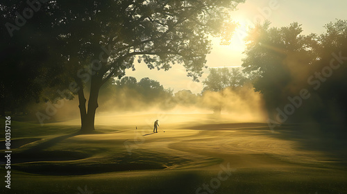 Experience Elegance and Energy: Golf's Grandeur from Serene Sunrises to Futuristic Fairways