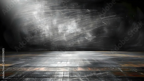 Chalkboard-style background for educational and communication purposes. Concept Chalkboard, Educational, Communication, Background