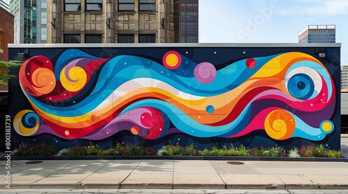 Colorful Street Art: Sharing Information, generative ai