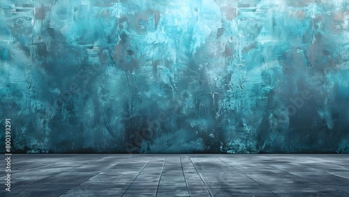 Blue abstract texture on a dark wall in a deserted street. Concept Abstract Art, Textured Walls, Urban Photography, Blue Color Palette, Desolate Landscapes