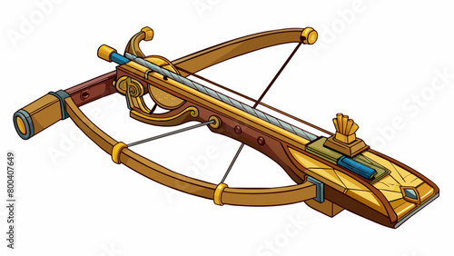 Lastly picturing a crossbow might bring to mind a medieval scene. Crossbows were commonly used during that time period for hunting and warfare. They. Cartoon Vector.