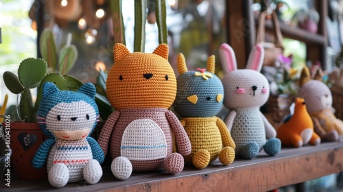 Homemade crochet toys