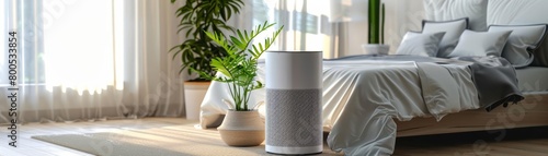 Air purifiers improve indoor air quality using advanced filtration systems to remove pollutants and allergens, creating a healthier living environment