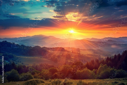  Majestic sunset and sunrise landscape captured in time-lapse