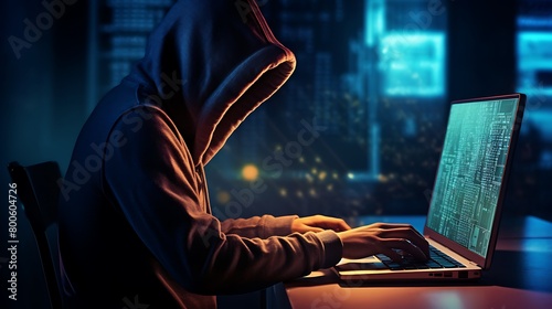 person hacking a computer, hacker