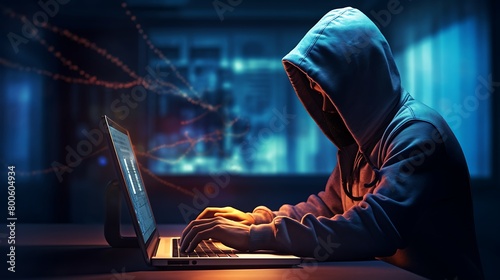 person hacking a computer, hacker