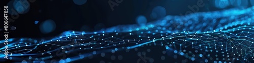 wide background of futuristic dark color picture with optic fibers, visual data and vivid and flashy colors