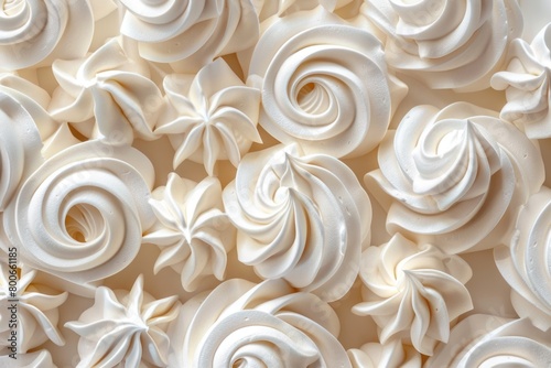 A detailed shot of a cake with white frosting, perfect for bakery or celebration concepts