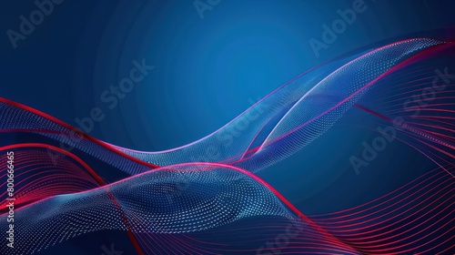abstract design of a background with blue and red lines