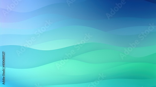 serene blue and green wavy background
