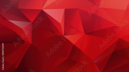 abstract red polygons background top view background