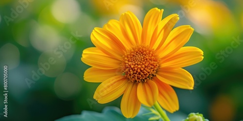 Bright Yellow Flower: Focus on Vibrant Petals in Sunny Setting 🌼☀️📷