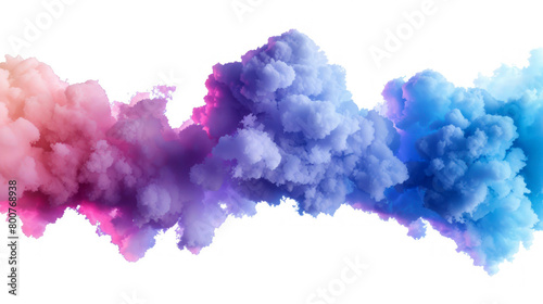 3d render clouds isolated