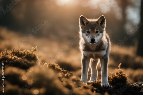 'wolf pup puppy young animal grey mammal timber nature landscape canis wild canino predator german female youth forest eye country dog wilderness growing'