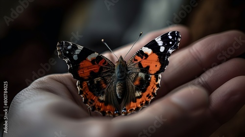 Admiral Butterfly Elegance: Stunning Images of Majestic Winged Beautie