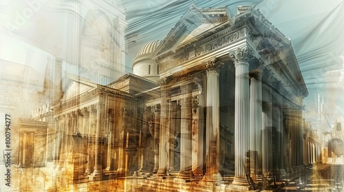 Classical Architecture: Resembling Ancient Greek Buildings