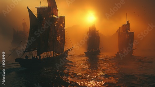 Echoes of History: Northern Song Dynasty Wooden Boats at Sea