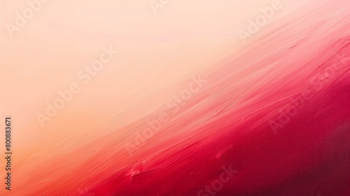 A striking gradient from Peach to dark red