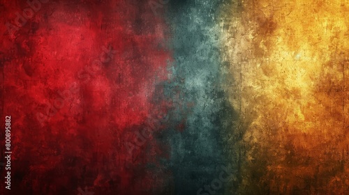 red blue yellow grunge texture background