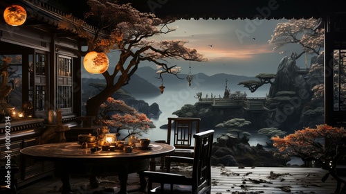 Oriental house with amazing view