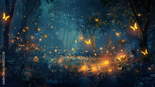 Luminescent fireflies of the digital age, weaving tales of wonder with their gentle dance across the canvas of the night.
