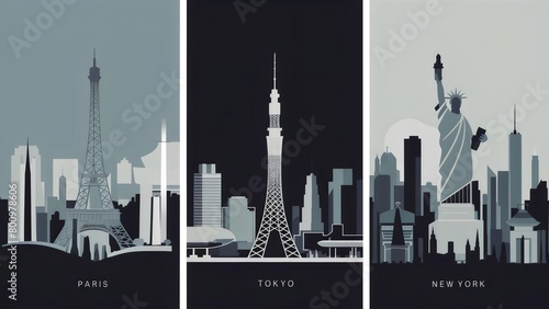 a poster for tokyo tower by sushi