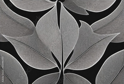 Modernist Style Create A Monochrome Leaf Logo With (15)