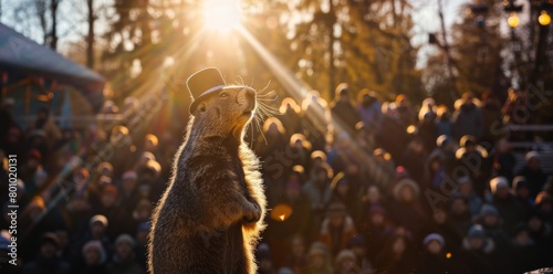 Groundhog coming of spring prediction