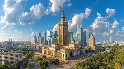Warsaw Culture Skyline