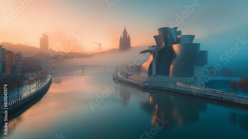 Bilbao Guggenheim Skyline