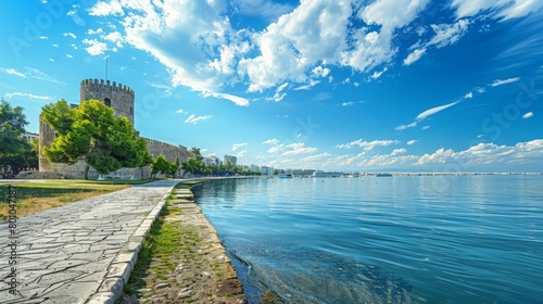 Thessaloniki Vibrant Waterfront Skyline