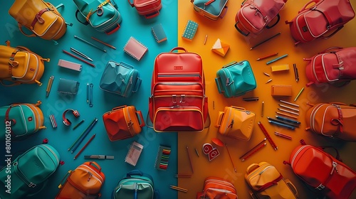 The school bag hung on the wall with a quiet dignity, a faithful companion to its owner's educational journey. Its sturdy straps bore the weight of countless textbooks, notebooks, and supplies,