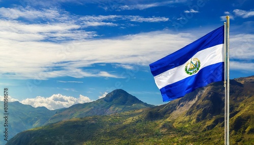 The Flag of El Salvador