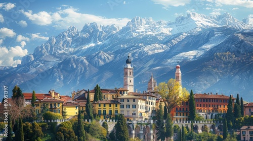 Trento Alpine Beauty Skyline
