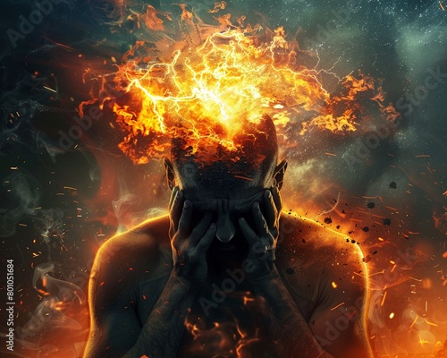 Mass psychosis triggers societal collapse amidst catastrophic phenomena