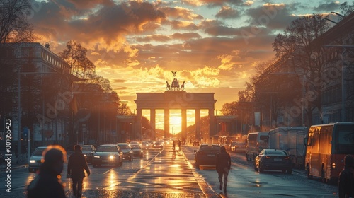 Berlin Potsdamer Platz Skyline