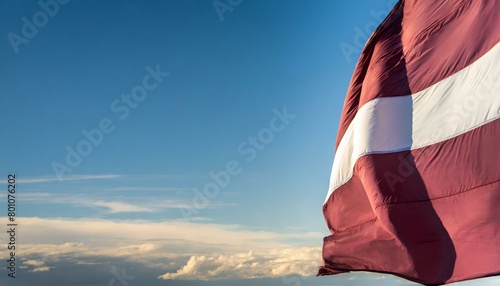 The Flag of Latvia
