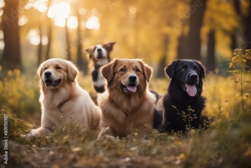 dogs three yellow black chocolate dog labrador gold working hunting alert obedient poised posed young old'