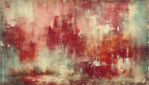 Abstrakter Hintergrund, Grunge rote Textur, alte., verwitterte Wand
