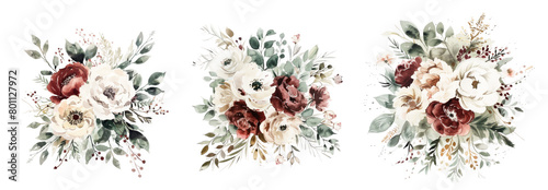 Artful floral bouquet compositions 