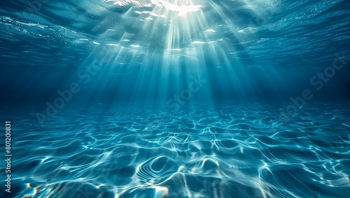 水中に差し込む光