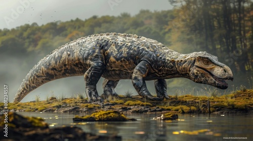 Saurophaganax Reconstruction Majestic Jurassic Predator in Its Prime