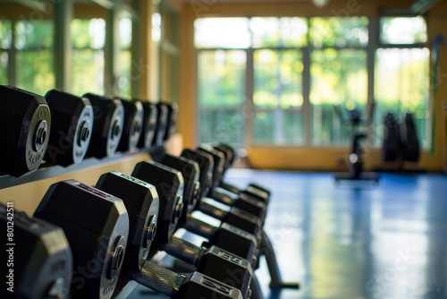 Healthy Regimen: Dedicated Workout Session at the Gym