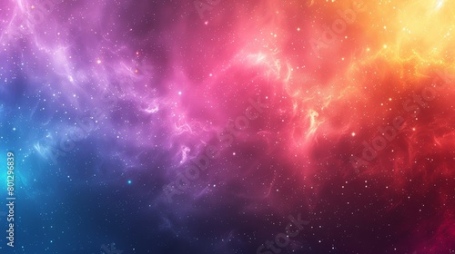 Colorful multi colored mystic starry background design