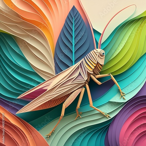 Paper Grasshopper