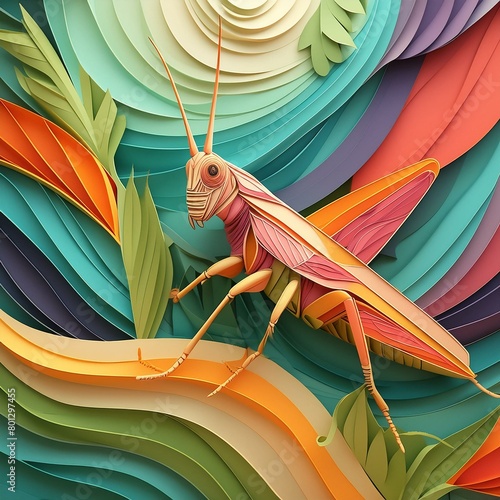 Paper Grasshopper