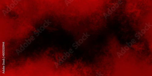 Red realistic fog or mist brush effect smoke vape texture overlays vector cloud. Abstract smoke exploding cumulus clouds. Eerie black background with billowing red smoke on black